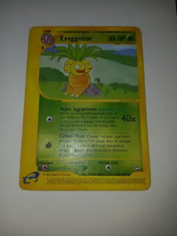 Exeggutor Pokemon TCG Aquapolis Rare Regular 012/147 80 HP English 2002 - Image 1