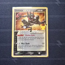 Pokemon TCG Greninja Gold Star SWSH144 - Celebrations Black Star Promo - Sealed - Image 1