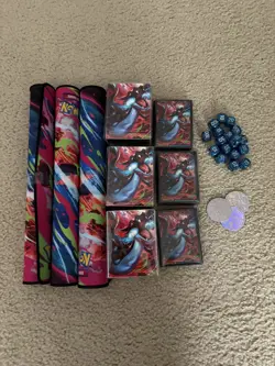 3x Pokemon Mega Charizard X ex Ultra Premium Collection UPC Accessories No Packs - Image 1