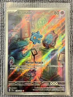 Temporal Forces Bronzor 170/162 Holo Illust. Rare Pokemon TCG - Image 1