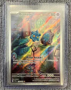 Temporal Forces Bronzor 170/162 Holo Illust. Rare Pokemon TCG - Image 3