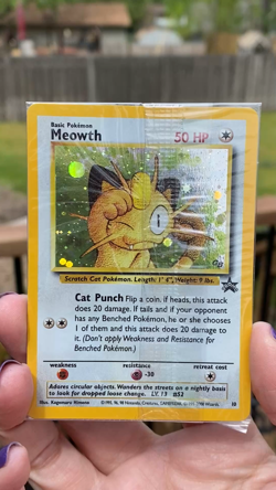 Meowth Cellophane Sealed 10 GB Promo Holo NM Rare WOTC Pokemon TCG Vintage - Image 2