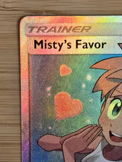 Misty's Favor 235/236 Pokemon TCG NM, Unified Minds Sun & Moon Full Art - Image 4