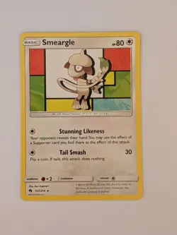 Pokemon Smeargle Lost Thunder #157/214 MP TCG - Image 1