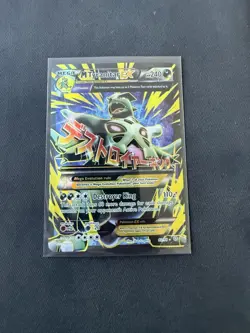 Pokemon Mega Tyranitar EX Ultra Rare Full Art Holo 92/98 XY Ancient Origins - Image 1