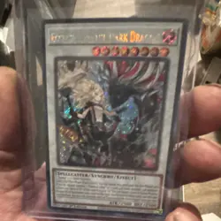 Konami Yu-Gi-Oh! Ecclesia and the Dark Dragon 1st Ed Foil Synchro 2500/2500 - Image 1