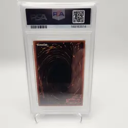 Yugioh Dark Magician SDY-006 Ultra Rare 2002 Starter Deck: Yugi Unlimited PSA 7 - Image 2