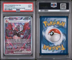 Pokemon TCG Scarlet & Violet Paldean Fates Charizard EX #234 SIR PSA Mint 9 - Image 3