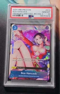 2024 ONE PIECE 013 PREMIUM CARD COLLECTION BEST SELECT VOL 2 BOA HANCOCK PSA 10 - Image 1