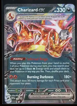 Charizard ex 2025 Pokemon Scarlet & Violet Promo Cards #196 Black Star Promo - Image 1