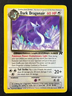 Dark Dragonair 33/82 - Team Rocket - WOTC Pokemon Card LP - - Image 1