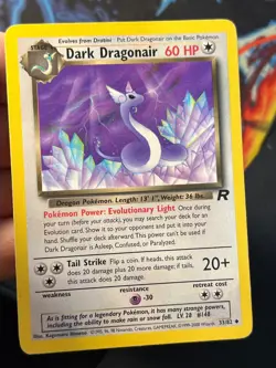 Dark Dragonair 33/82 - Team Rocket - WOTC Pokemon Card LP - - Image 4