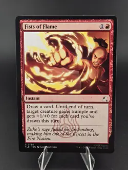 MTG NM Normal Fists of Flame 166 C Avatar: The Last Airbender: Eternal-Legal - Image 1