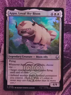 Appa, Loyal Sky Bison 9 Avatar: The Last Airbender Magic: The Gathering Foil NM - Image 1