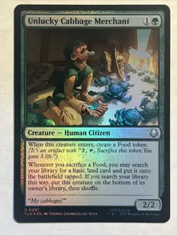 Unlucky Cabbage Merchant Avatar: The Last Airbender Foil - Image 1