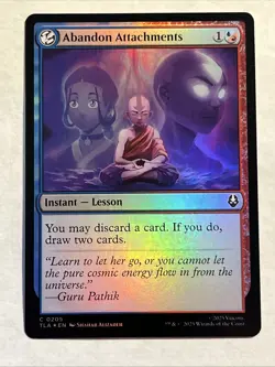 Abandon Attachments Avatar: The Last Airbender Foil - Image 1