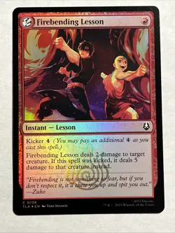 Firebending Lesson Avatar: The Last Airbender Foil - Image 1