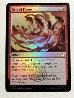 Fists of Flame Avatar: The Last Airbender: Eternal-Legal Foil - Image 1