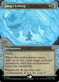 Aang's Iceberg (Showcase) 336 TLA Avatar: The Last Airbender R Foil - Image 1
