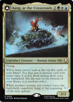 Aang, at the Crossroads 203 TLA Avatar: The Last Airbender R Foil - Image 1