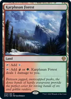 ~ Karplusan Forest ~ NM ~ Dominaria United ~ MTG ~ - Image 1
