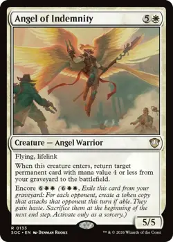 4x MTG Angel of Indemnity, NM-Mint, English Commander: Secrets of Strixhaven - Image 1