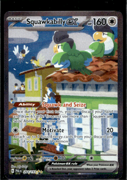 Squawkabilly ex 264/193 Special Illustration Rare Paldea Evolved Pokemon - Image 1
