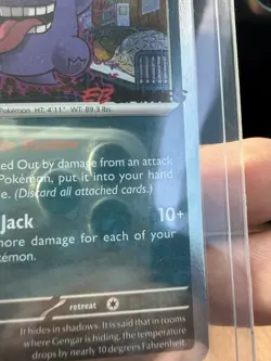 Pokemon TCG Gengar EB Games Exclusive Promo Stamped Card - Image 2