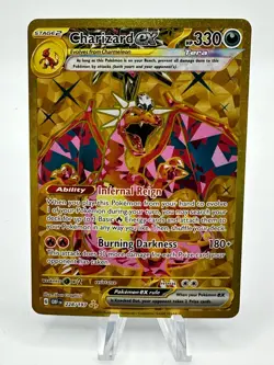 2023 Pokemon SV Obsidian Flames Charizard ex Hyper Rare #228/197 NM Near Mint - Image 1
