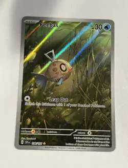 Feebas Illustration Rare 198/191 Surging Sparks Pokemon TCG - Image 1