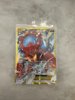 Pokemon TCG Volcanion EX Secret XY MP Steam Siege Card #115/114 - Image 1