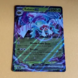 2025 Pokemon TCG Destined Rivals Rabsca EX 25/182 Double Rare Card - NM - Image 1