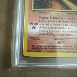 2000 Pokemon Black Star Promo Moltres #21 PSA 10 GEM MINT Kimura Corrected - Image 2