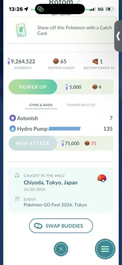 Pokemon Go Shiny Rotom - Image 2
