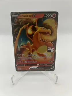 017/172 Charizard V Prize Pack Series Stamped Play Pokemon TCG Brilliant Stars - Image 1
