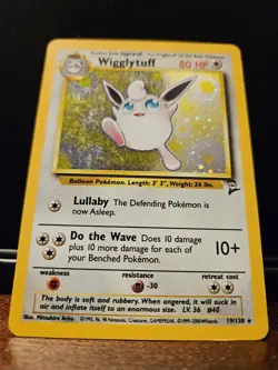 Wigglytuff 19/130 Base Set 2 Foil Holo Pokemon Card - Image 4