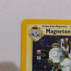 Pokemon TCG Magneton Fossil 11/62 Holo Rare Stage 1 80 HP English Unlimited - Image 3