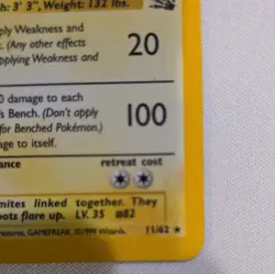 Pokemon TCG Magneton Fossil 11/62 Holo Rare Stage 1 80 HP English Unlimited - Image 5