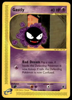 Pokemon Expedition #109/165 Gastly Common - Image 1