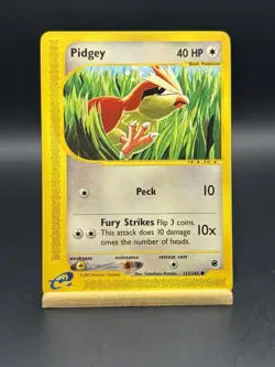 Pokemon TCG Pidgey 123/165 Expedition Base Set Regular Near Mint - Image 1