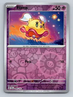 Flittle 68/142 Common Stellar Crown Pokemon Reverse Holo LP - Image 1