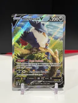Pokemon TCG Honchkrow V Sword & Shield: Brilliant Stars 162/172 Holo Ultra Rare - Image 1