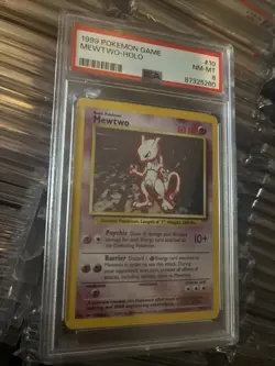 Pokemon TCG Mewtwo Base Set 10/102 Holo 1999-2000 Wizards Base Set PSA 8 - Image 3
