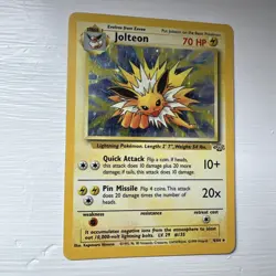 Jolteon 4/64 Holo – Jungle – WOTC Vintage 1999 Pokemon TCG Card - Image 1
