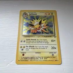 Jolteon 4/64 Holo – Jungle – WOTC Vintage 1999 Pokemon TCG Card - Image 2