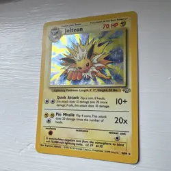 Jolteon 4/64 Holo – Jungle – WOTC Vintage 1999 Pokemon TCG Card - Image 4