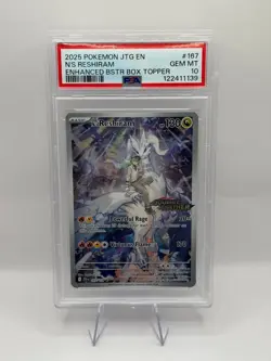 POKEMON N'S RESHIRAM JOURNEY TOGETHER STAMPED PROMO PSA 10 GEM MINT INVEST - Image 1