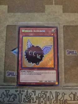 YUGIOH WINGED KURIBOH MZMU-EN064 SECRET 1ST ED NM CHIBI - Image 1