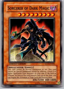 Sorcerer of Dark Magic Common Yu-Gi-Oh! The Movie Promo Set MOV-EN002 LP 3 - Image 1