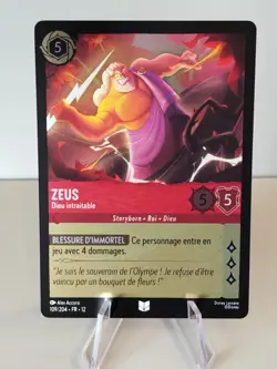 Carte LORCANA FR - Chapitre 12 109/204 Zeus - ✨FOIL✨Neuf - Image 1